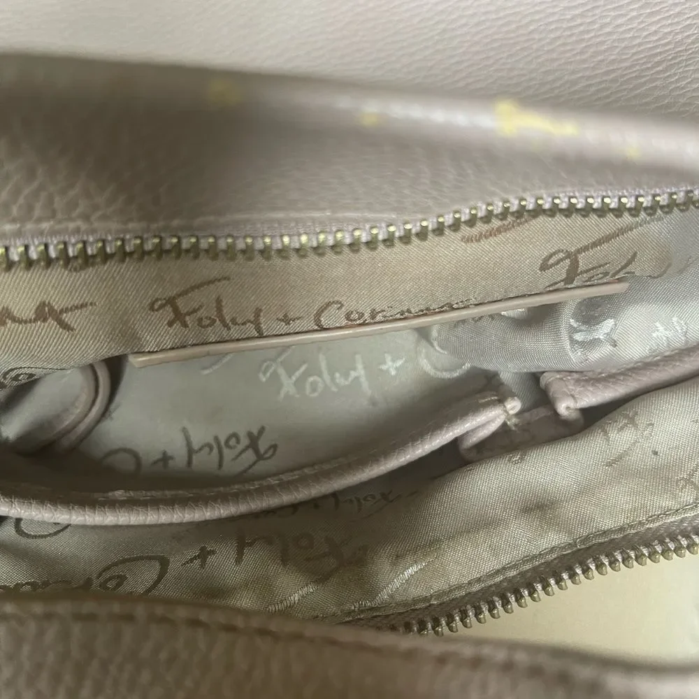 Foley and Corinna Satchel Synthetic pale purple, medium Satchel/shoulder bag.